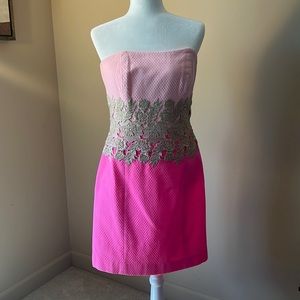 Lilly Pulitzer strapless dress